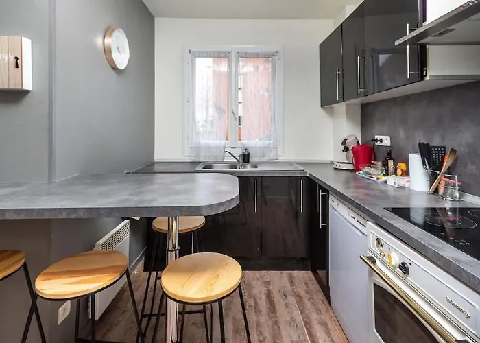 Duplex Cosy Et Contemporain Avec Parking Prive