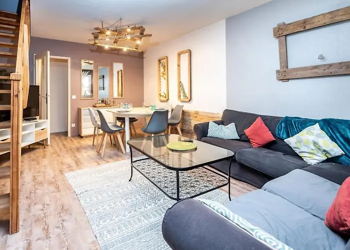 Duplex Cosy Et Contemporain Avec Parking Prive Appartement